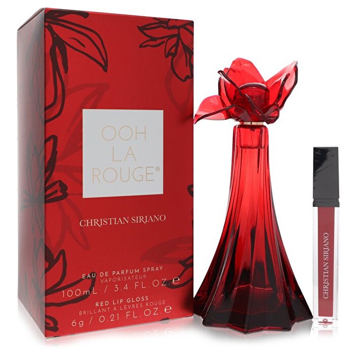 Christian Siriano Christian Siriano Ooh La Rouge Eau De Parfum Spray + Red Lip Gloss 3.4 oz 100ml/3.4oz