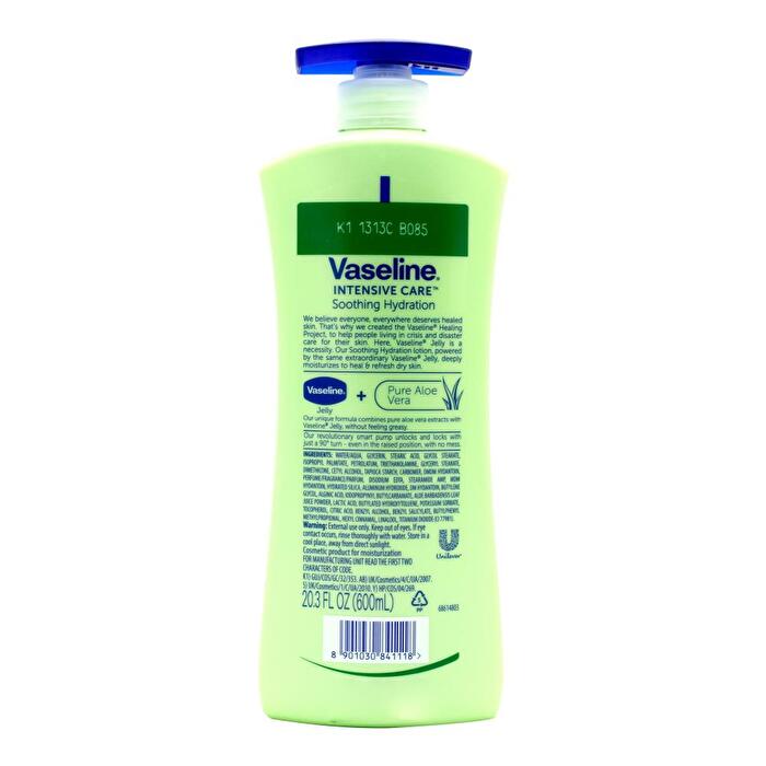 Vaseline 600ml Body Lotion Soothing Hydration 3 pieces Inner