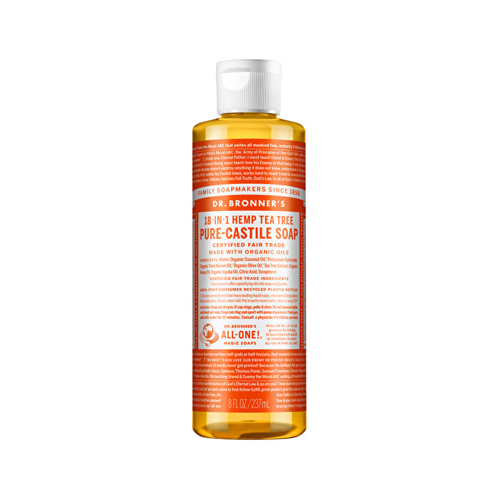 Dr. Bronners Pure-castile Magic Soap Liquid (18-in-1) Tea Tree 237ml